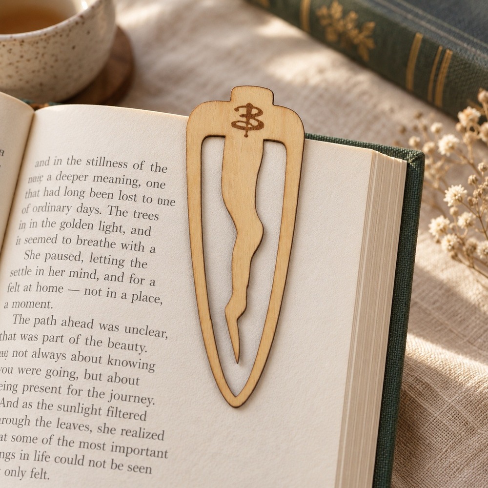 Buffy the Vampire Slayer Mr. Pointy Wooden Bookmark Loot Crate Exclusive 2017